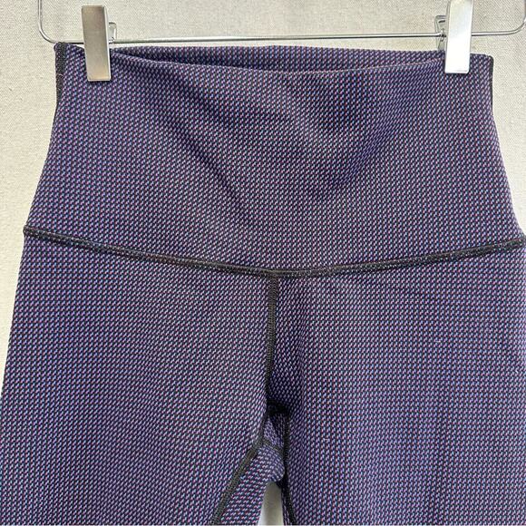 Lululemon Wunder Under Hi-Rise Tight Luon Variegated Knit Black/blue/pink Size 8 - Picture 13 of 16